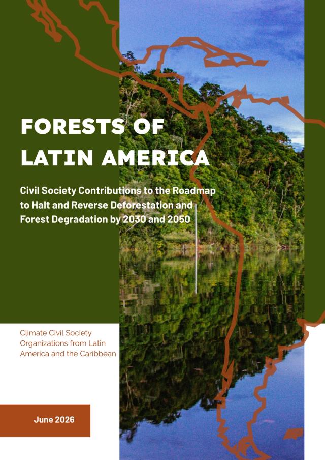 Contribución presentada por 44 organizaciones de la sociedad civil de América Latina a la Hoja de Ruta para Detener y Revertir la Deforestación y la Degradación Forestal para 2030 y 2050.