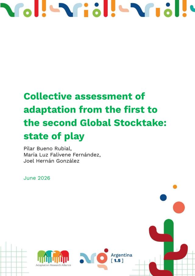 Collective assessment of adaptation from the first to the second Global Stocktake: state of play