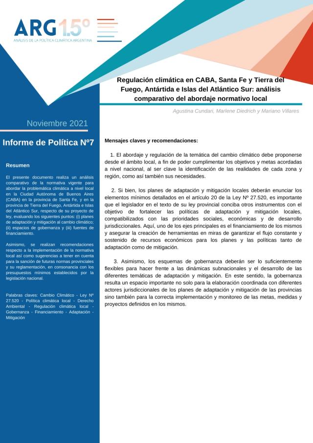 Regulación climática en CABA, Santa Fe y Tierra del Fuego: análisis comparativo
