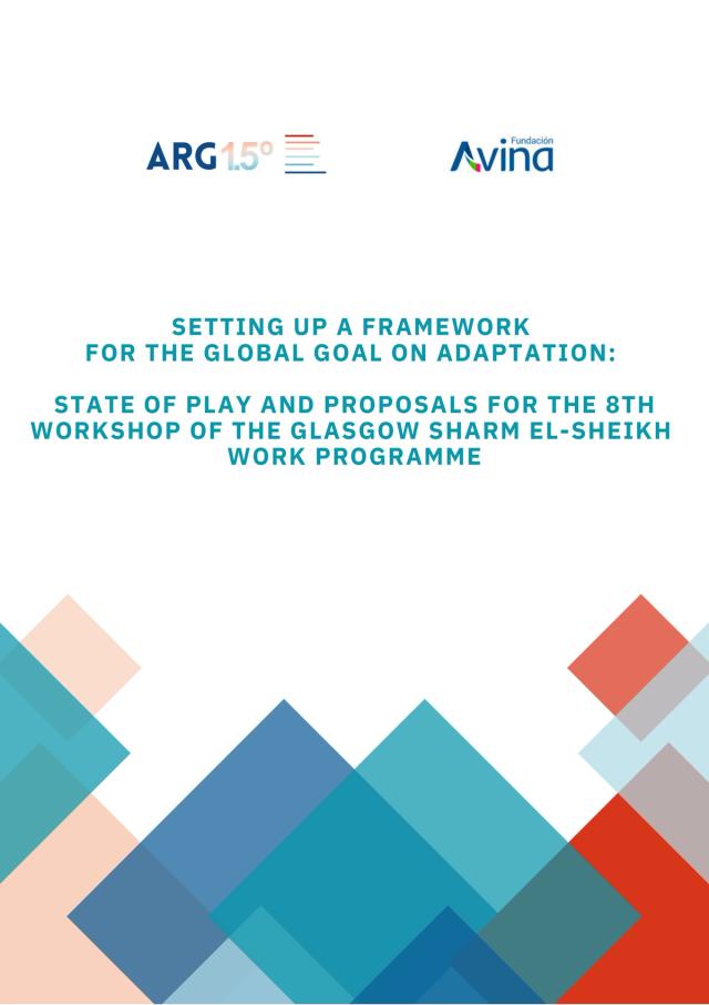 State of play and proposals for the 8th Workshop of the Glasgow sharm El-Sheikh work programme