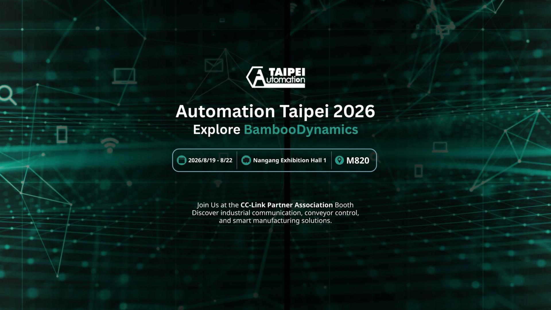 Bamboo at AUTOMATION Taipei 2026