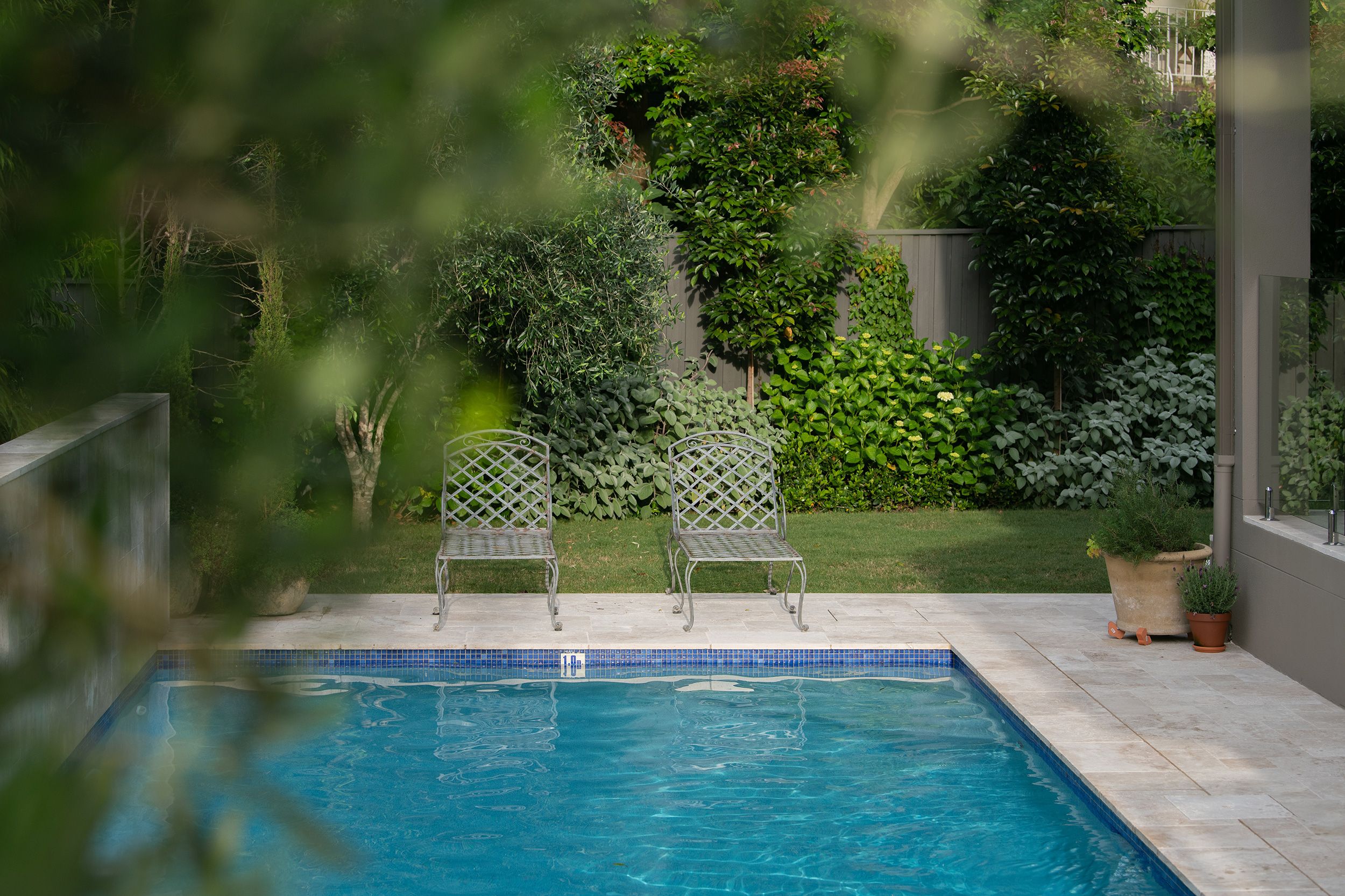 Pool and garden
