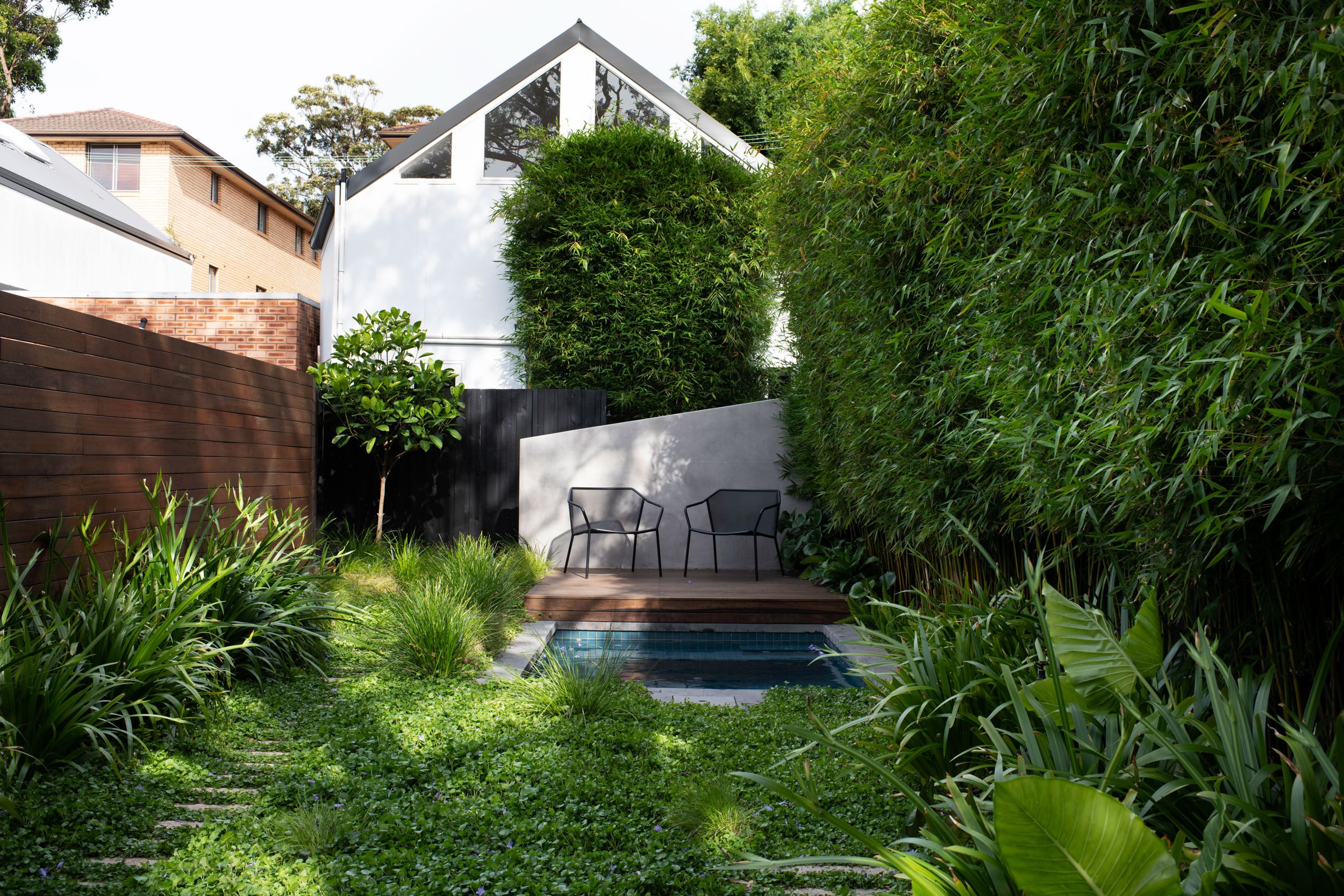 garden + pool