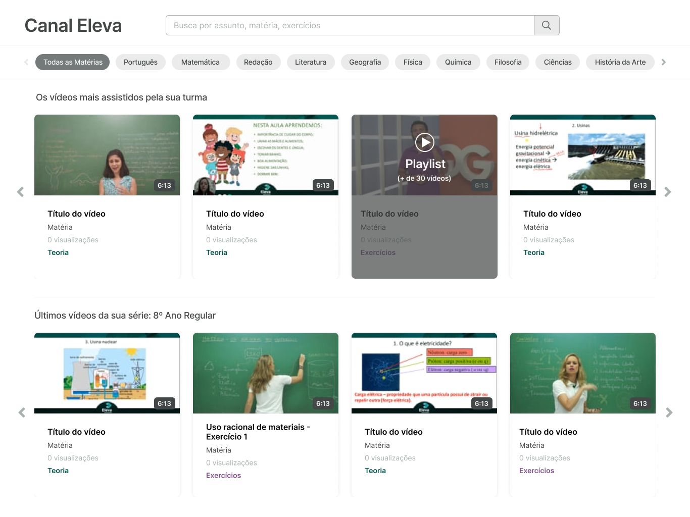 The redesigned Canal Eleva — built from Fibo, Eleva’s design system