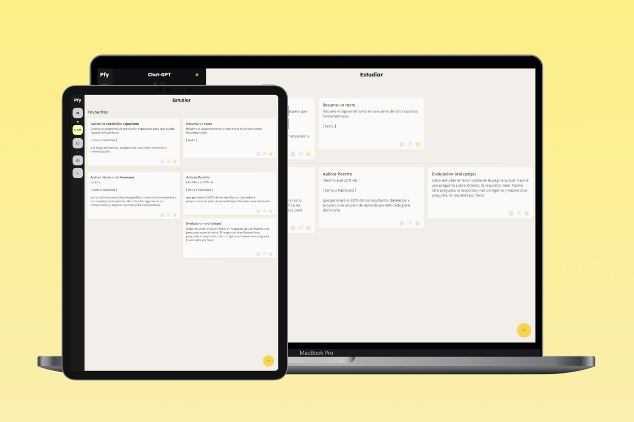desktop + tablet views
