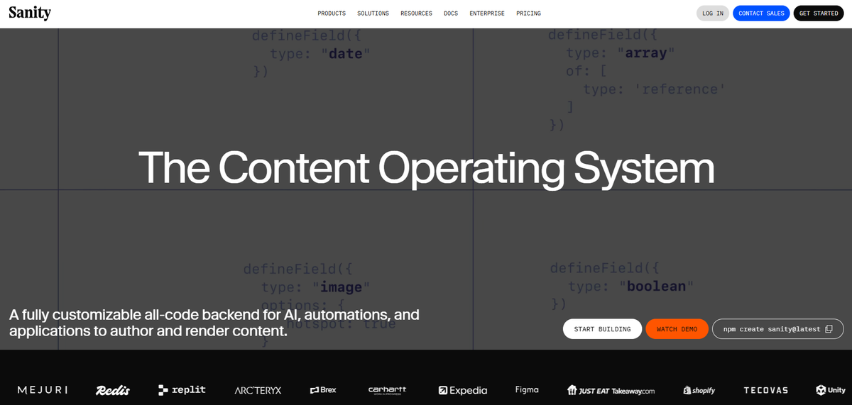 Headless website development with Sanity