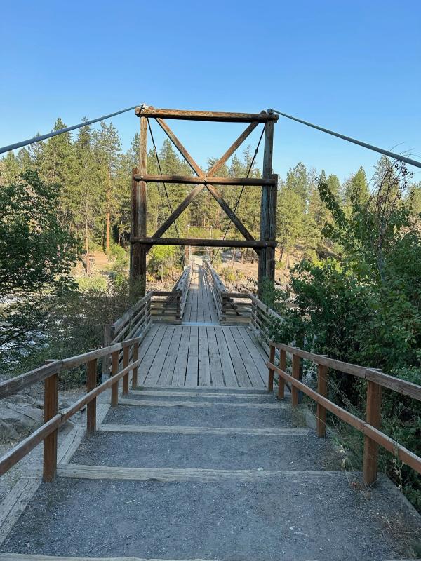 Swinging bridge