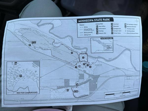 Map of Minneopa State Park