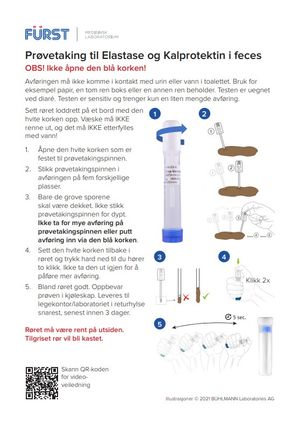 Prøvetaking kalprotektin og elastase