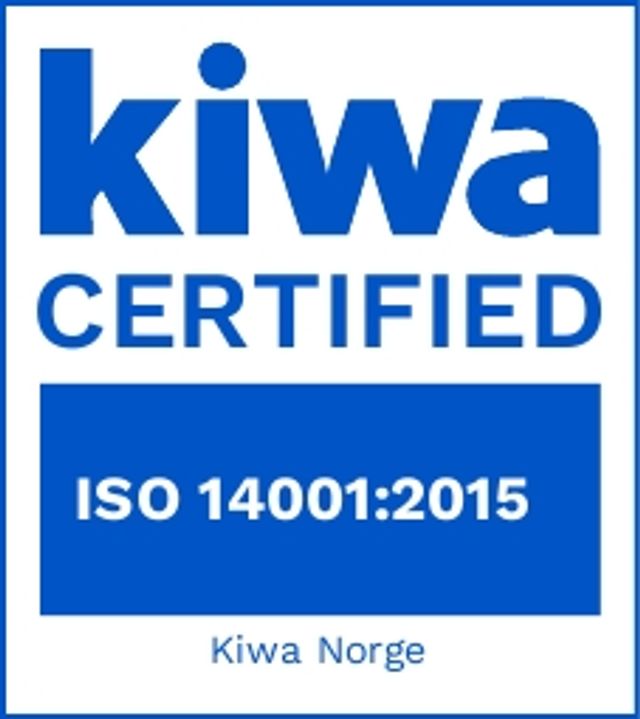 Logo for miljøsertifisering ISO 14001