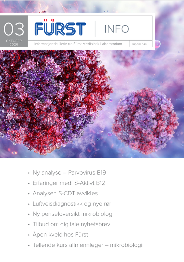 Bilde av forsiden til Infobrev 03-2026 fra Fürst