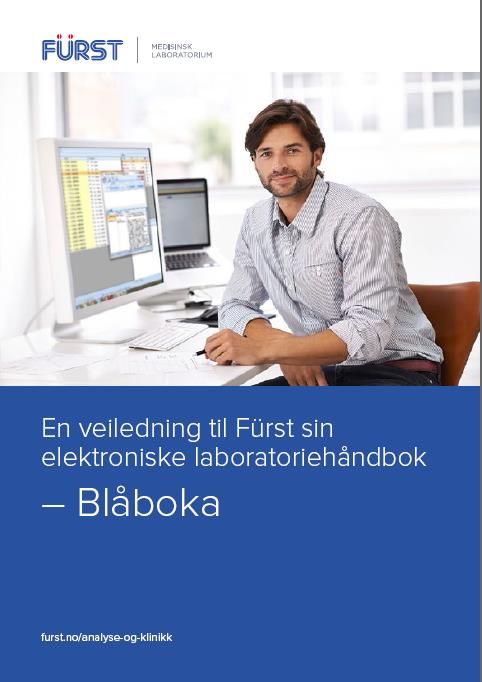 Forside blåboka Fürsts laboratoriehåndbok