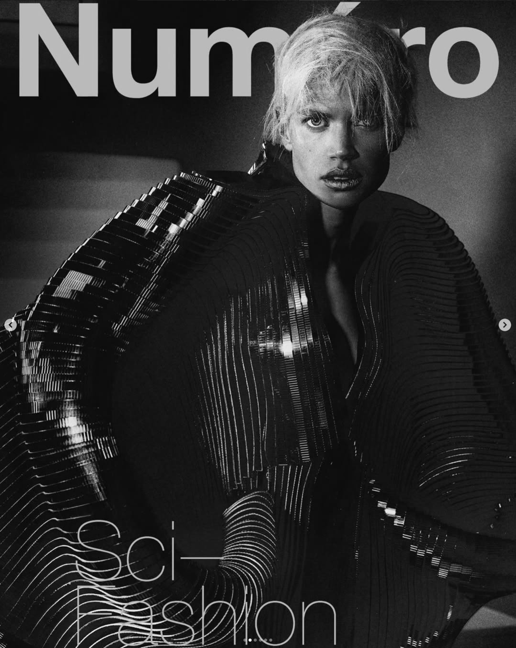 From the cover of the March 2026 issue of Numéro Switzerland.