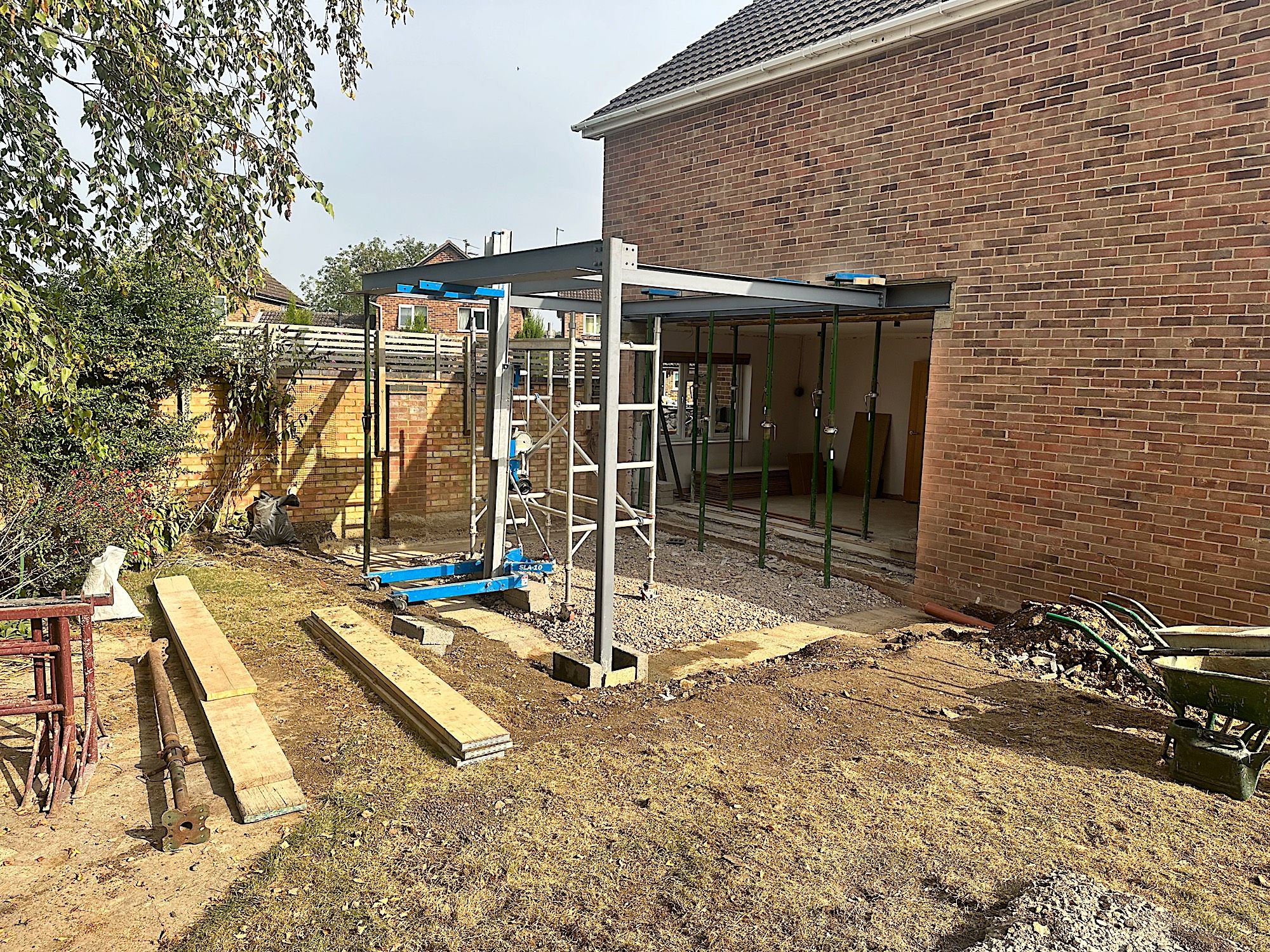 Steel frame