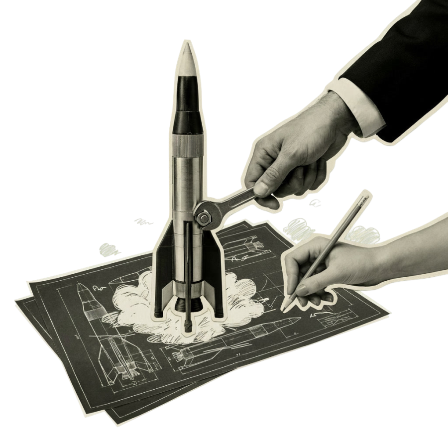 mantro team collaborating on a venture project