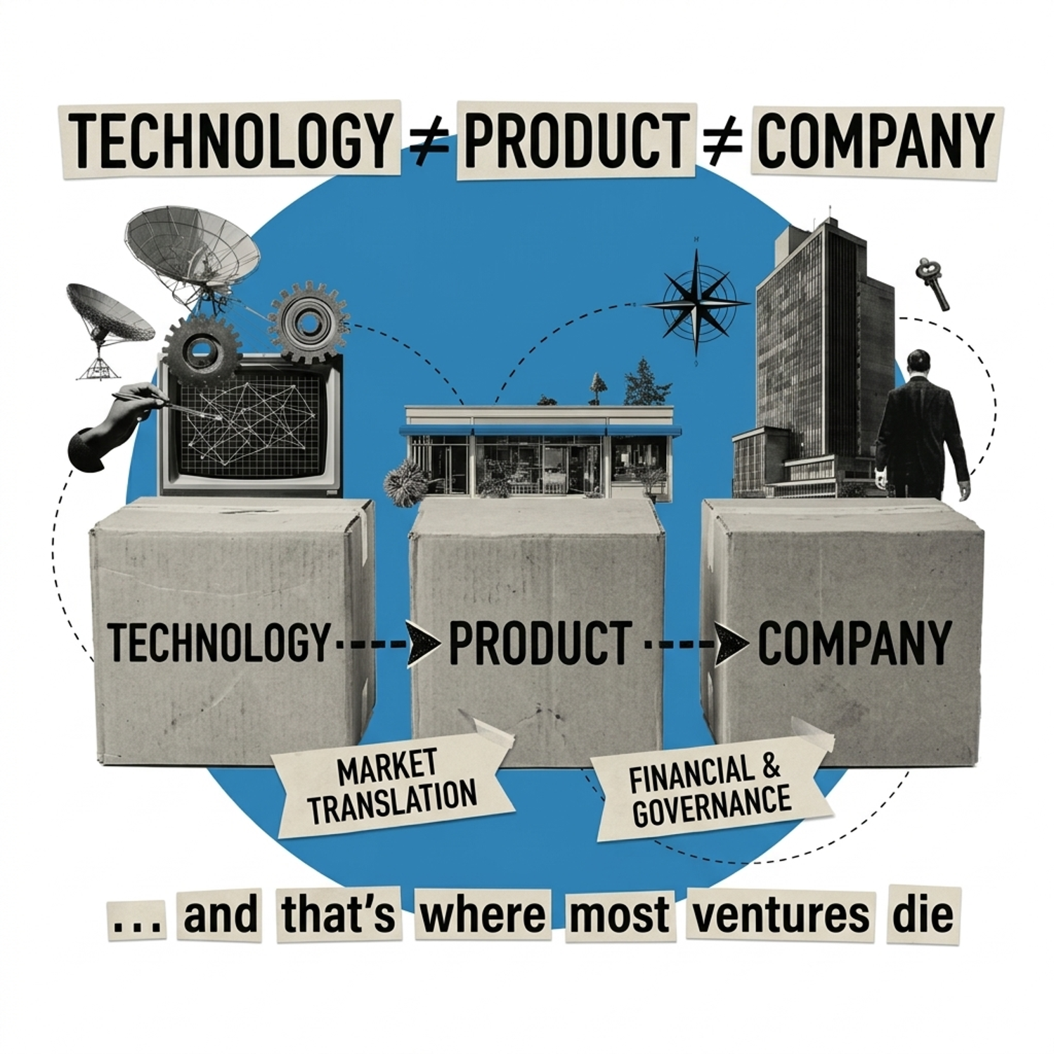 Technology ≠ Product ≠ Company