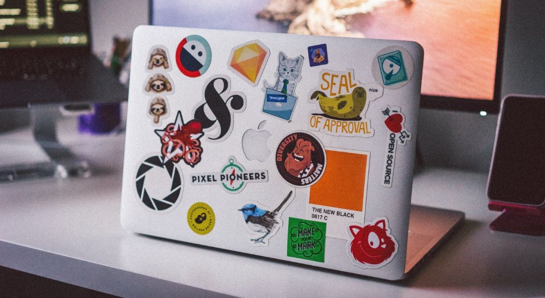 Laptop on a desk