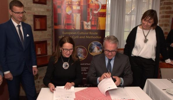 Pro Cyrilometodějskou stezku se podpisem memoranda otevřela možnost spolupráce v italské Aquileie