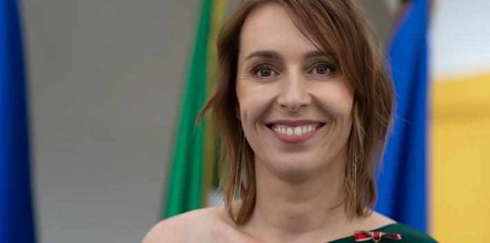 L'eurodeputata Martina Dlabajová è insignita di una prestigiosa onorificenza italiana