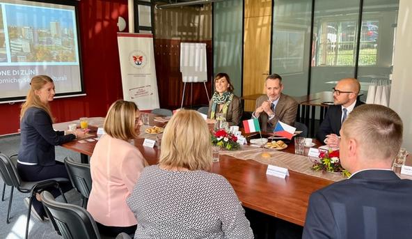 Europoslankyně přivezla delegaci italské komory na jednání se zlínskými firmami