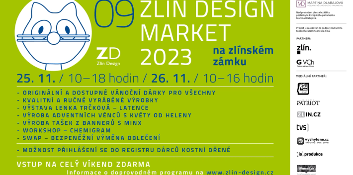 Martina Dlabajová opět převzala záštitu nad Zlín Design Market 2023