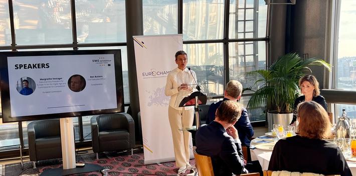 Europoslanci jednali s komisařkou pro digitalizaci Margrethe Vestager o malých a středních podnicích