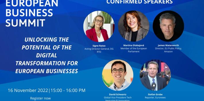 POZVÁNKA: Martina Dlabajová mezi hlavními speakery na European Business Summit v Bruselu