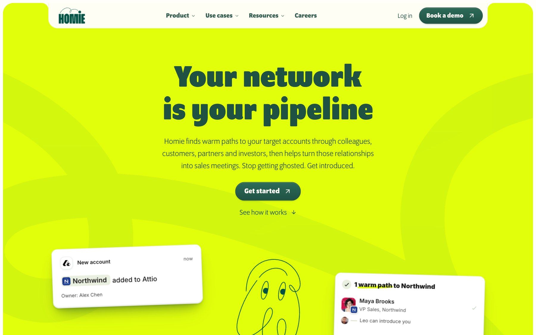 Homie website, section 1