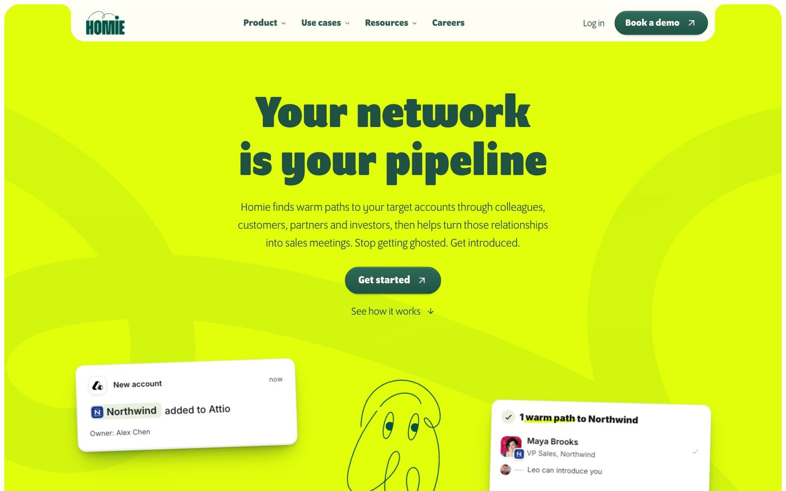 Homie website, section 1