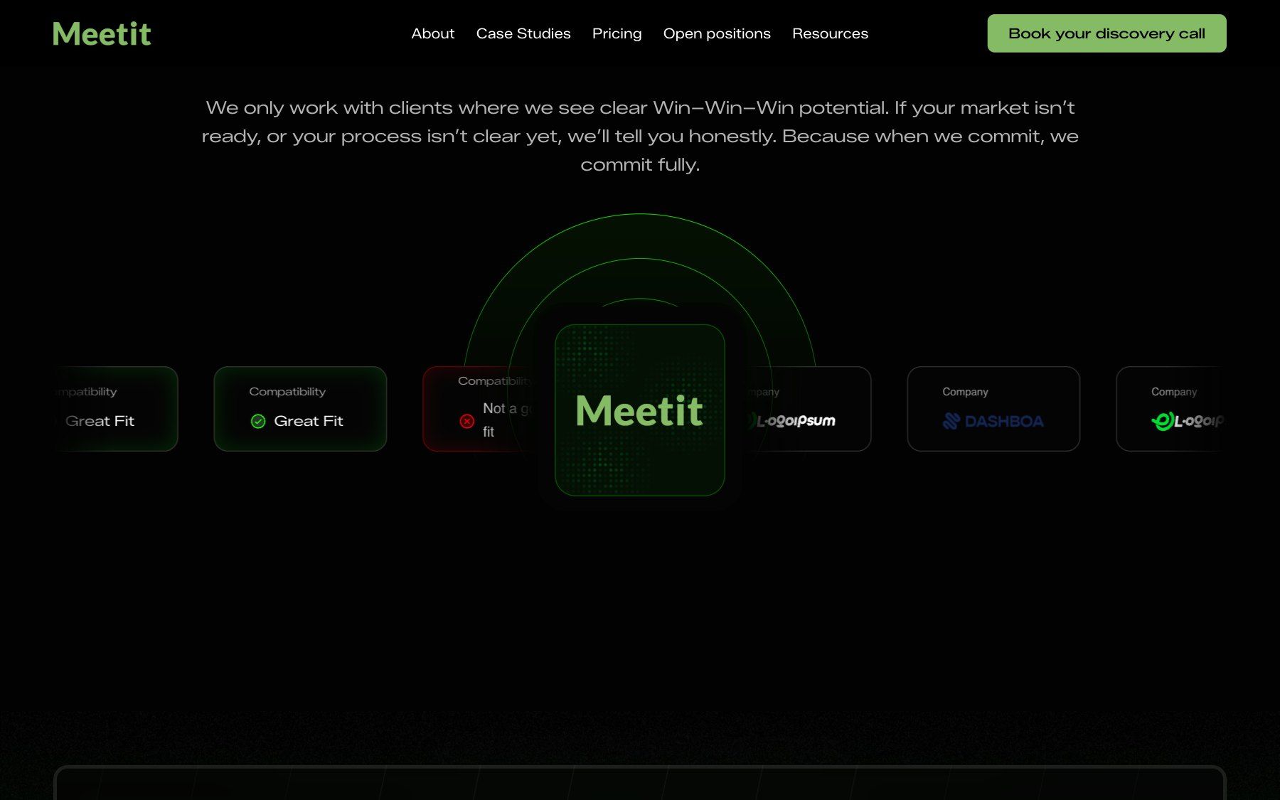Meetit website, section 6