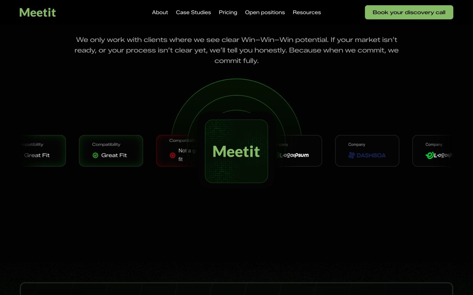Meetit website, section 6