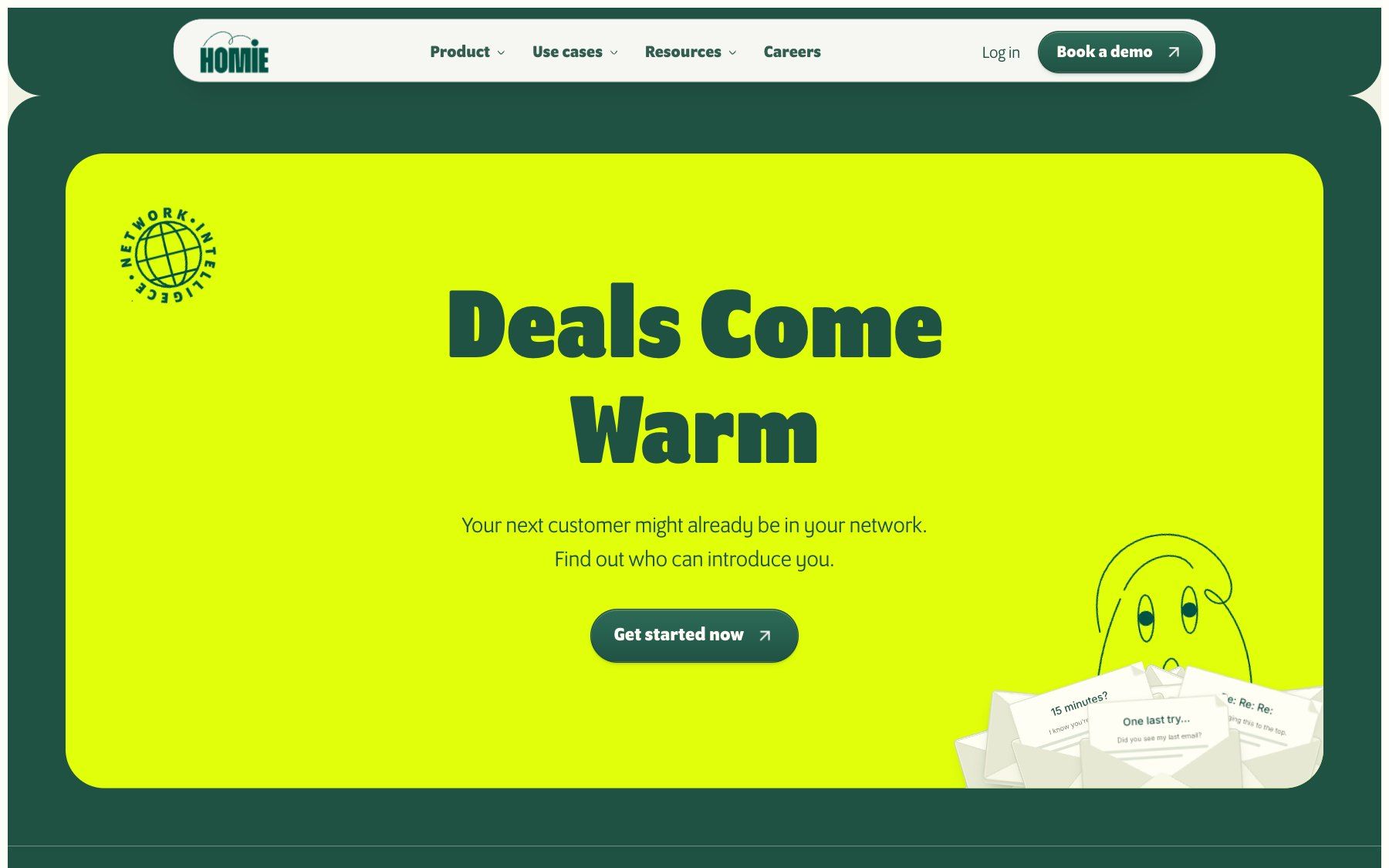 Homie website, section 6