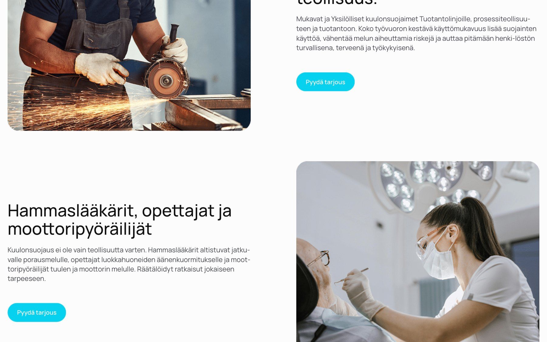 Novavox website, section 3
