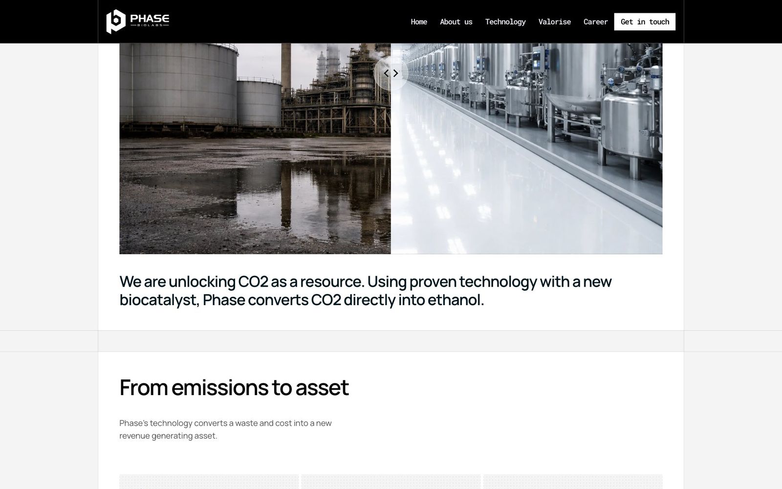 Phase Biolabs website, section 3