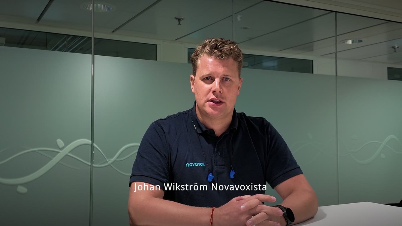 Johan Wikström, CEO of Novavox
