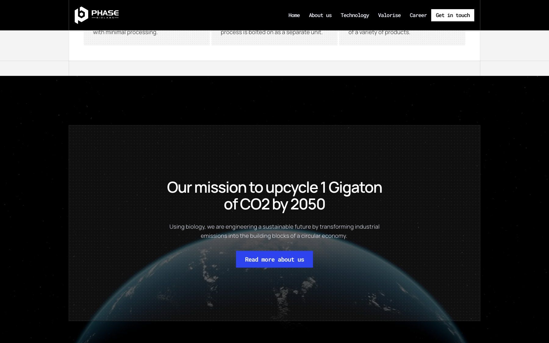 Phase Biolabs website, section 4