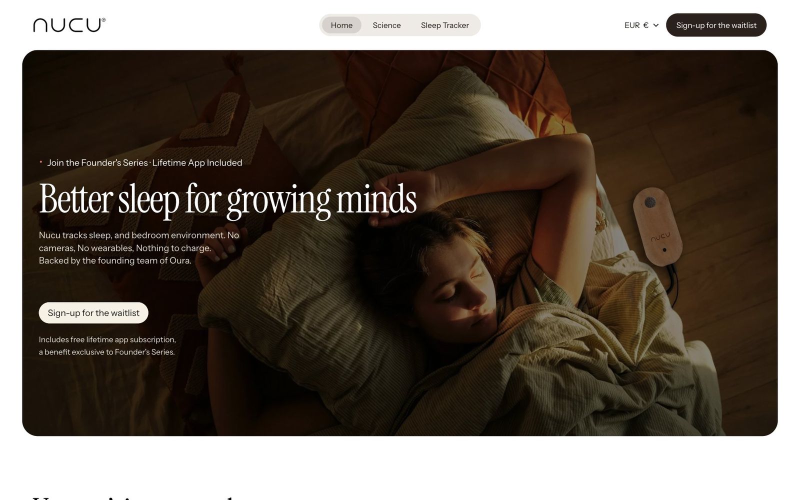Nucu website, section 1