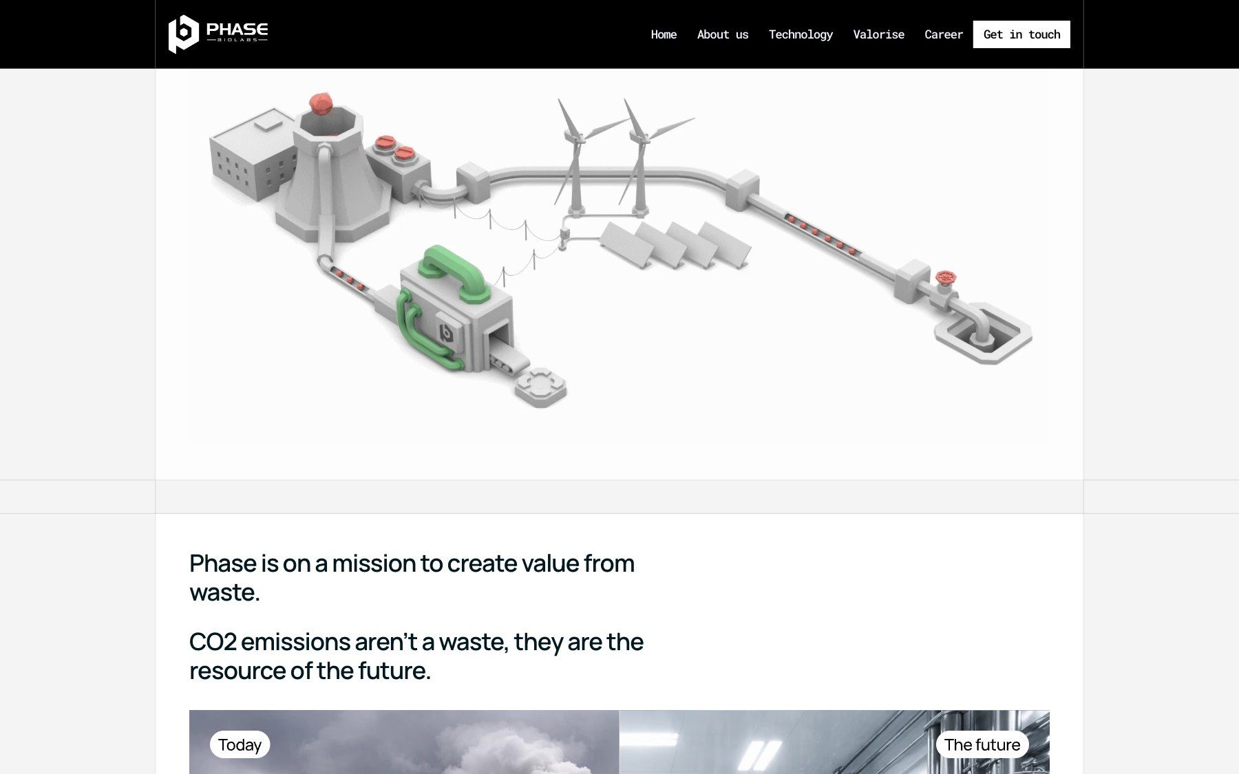 Phase Biolabs website, section 2