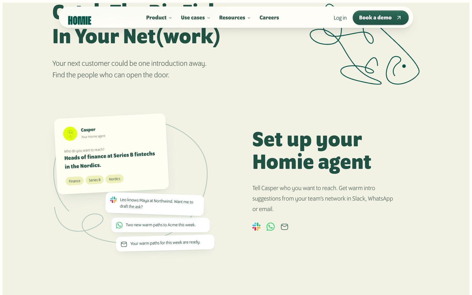 Homie website, section 3