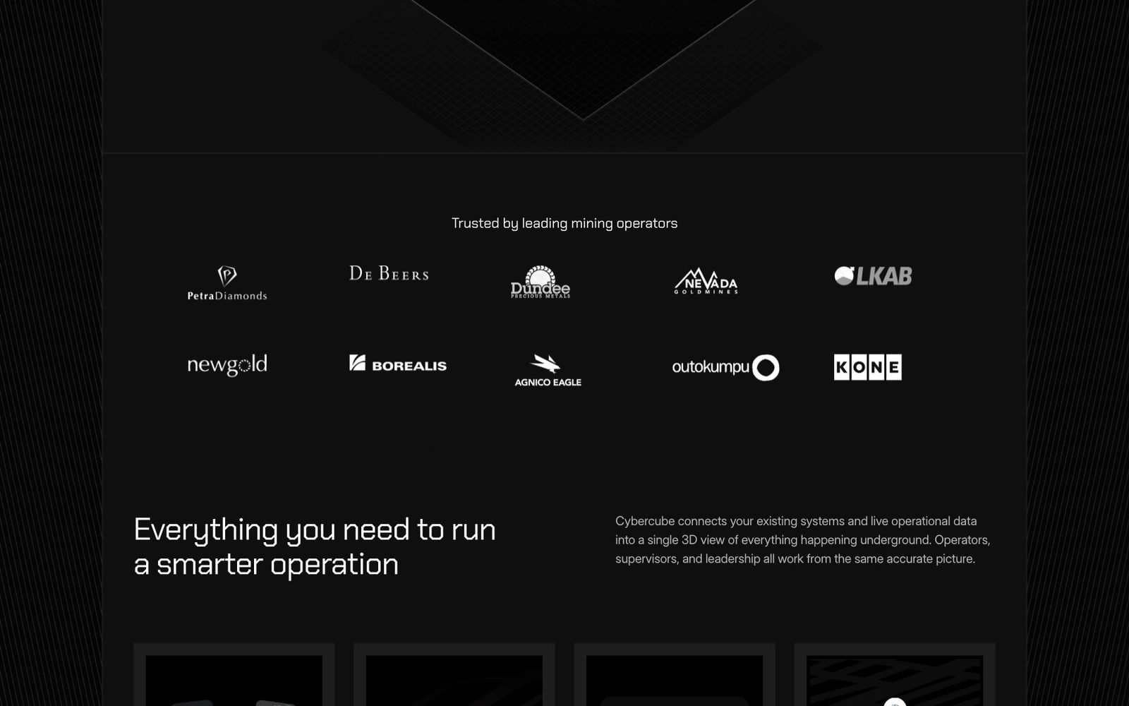 Cybercube website, section 2