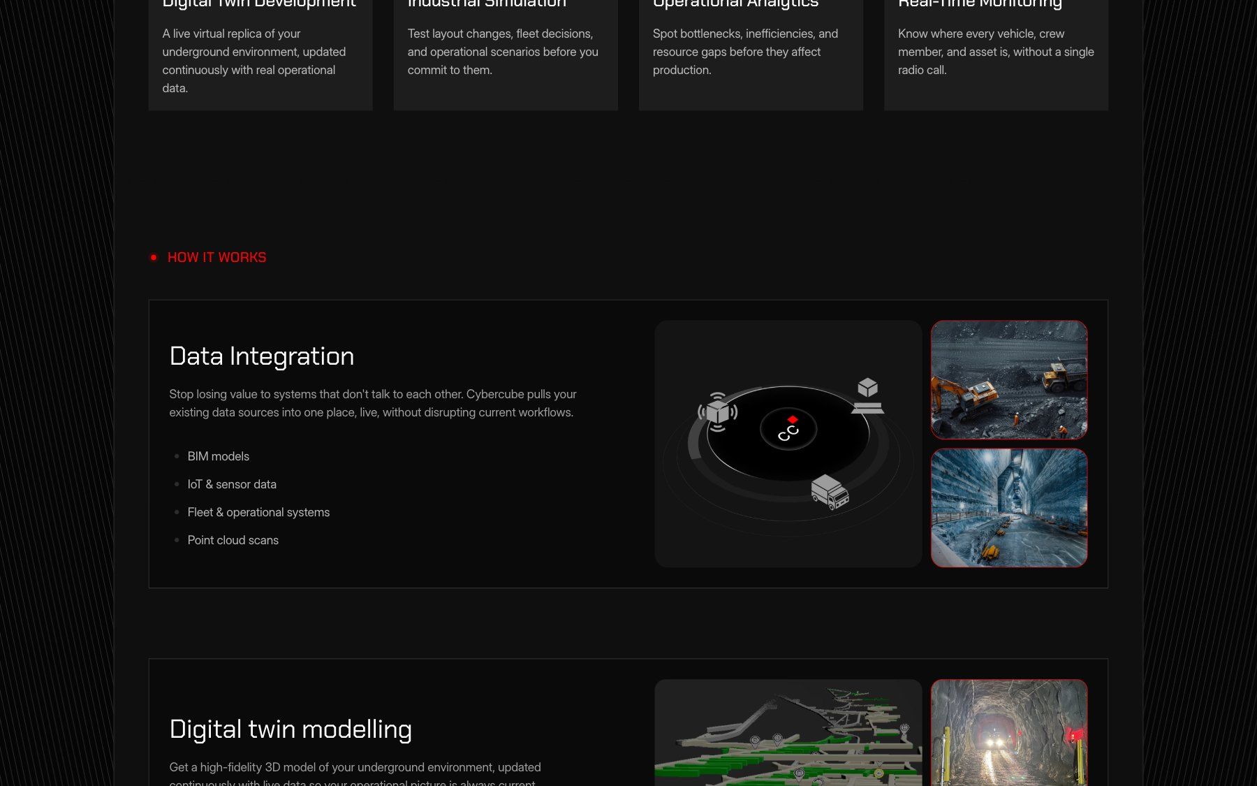 Cybercube website, section 3