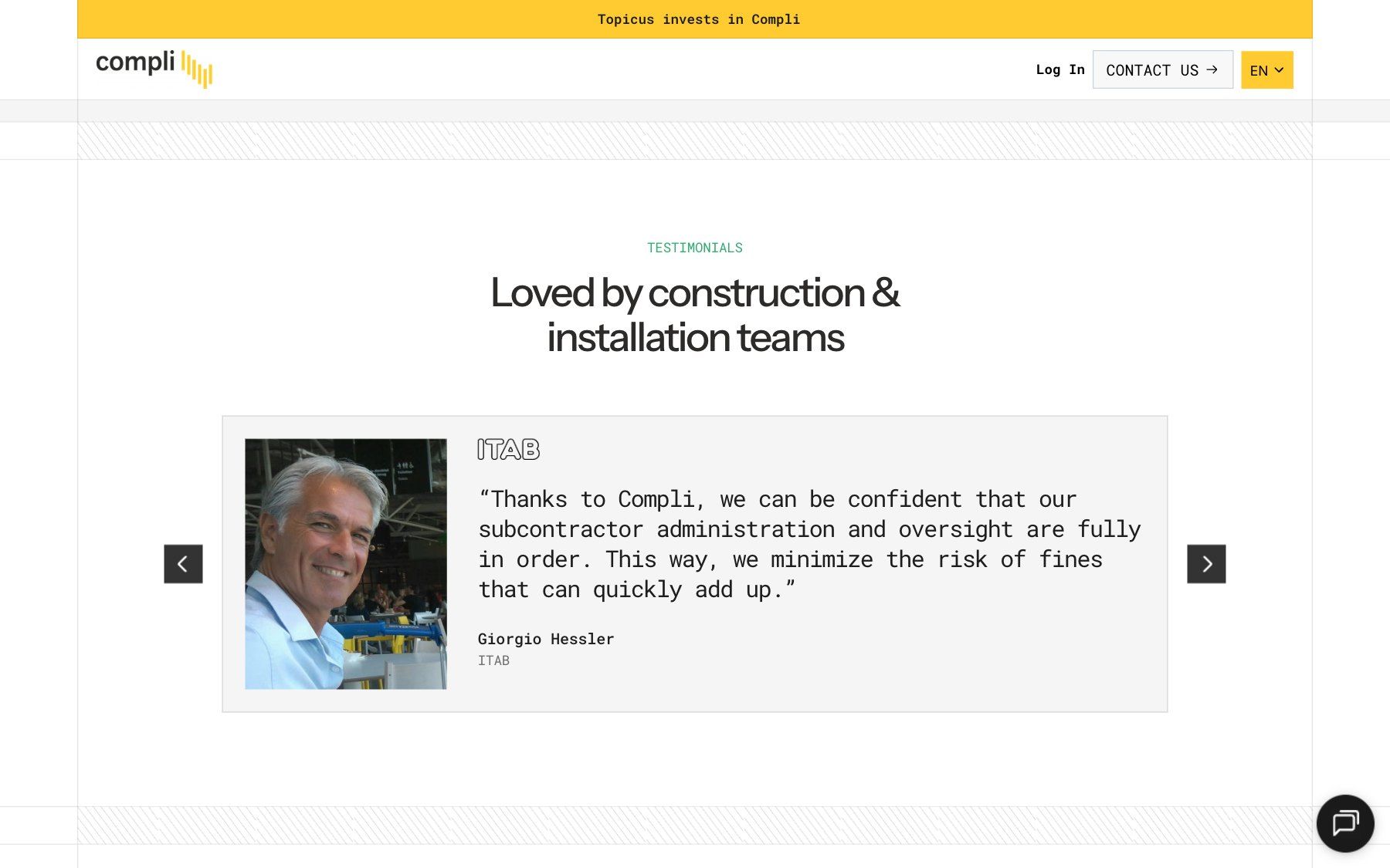 Compli website, section 5
