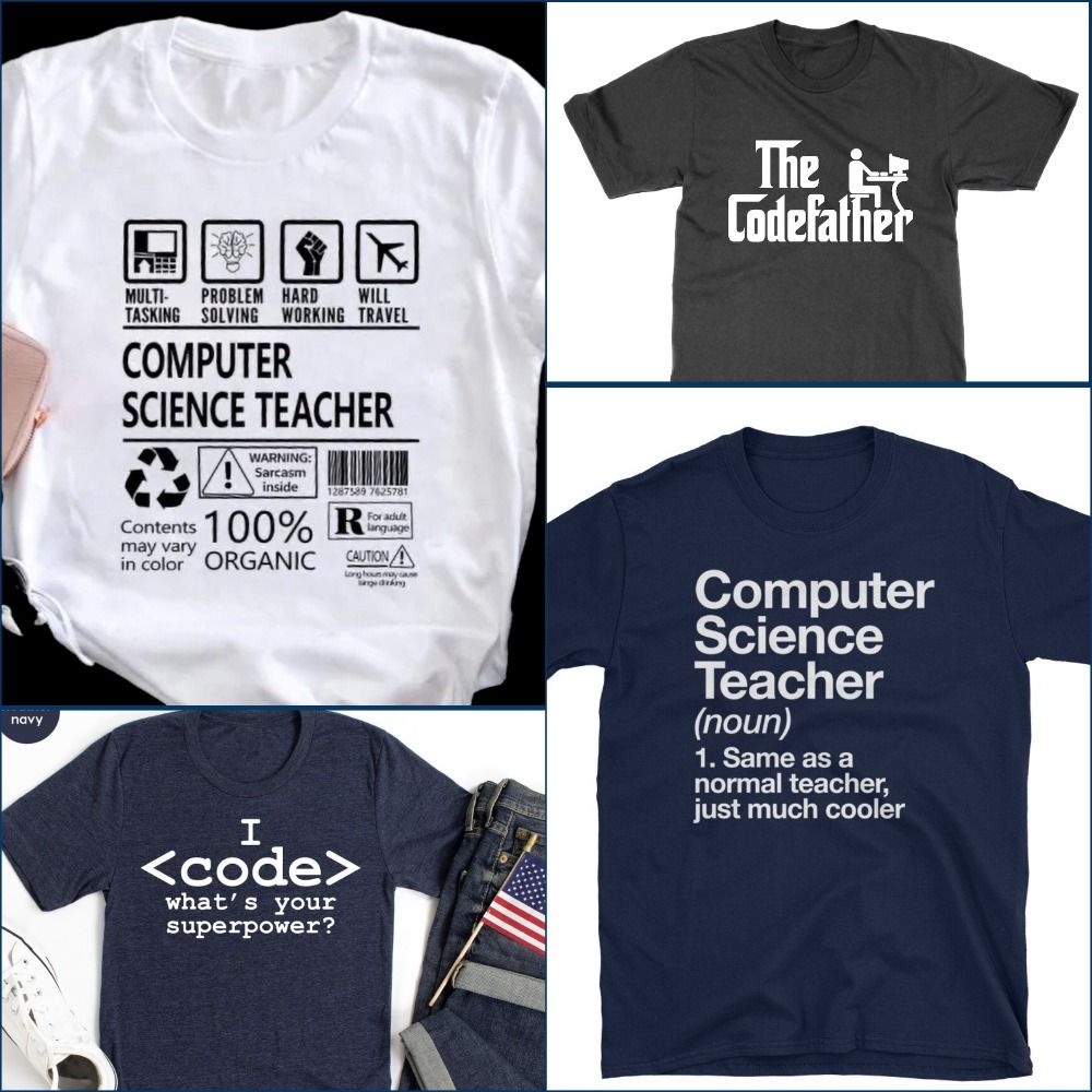 computer science teacher merch gift