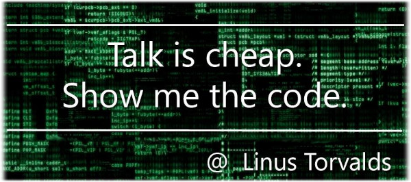 talk is cheap