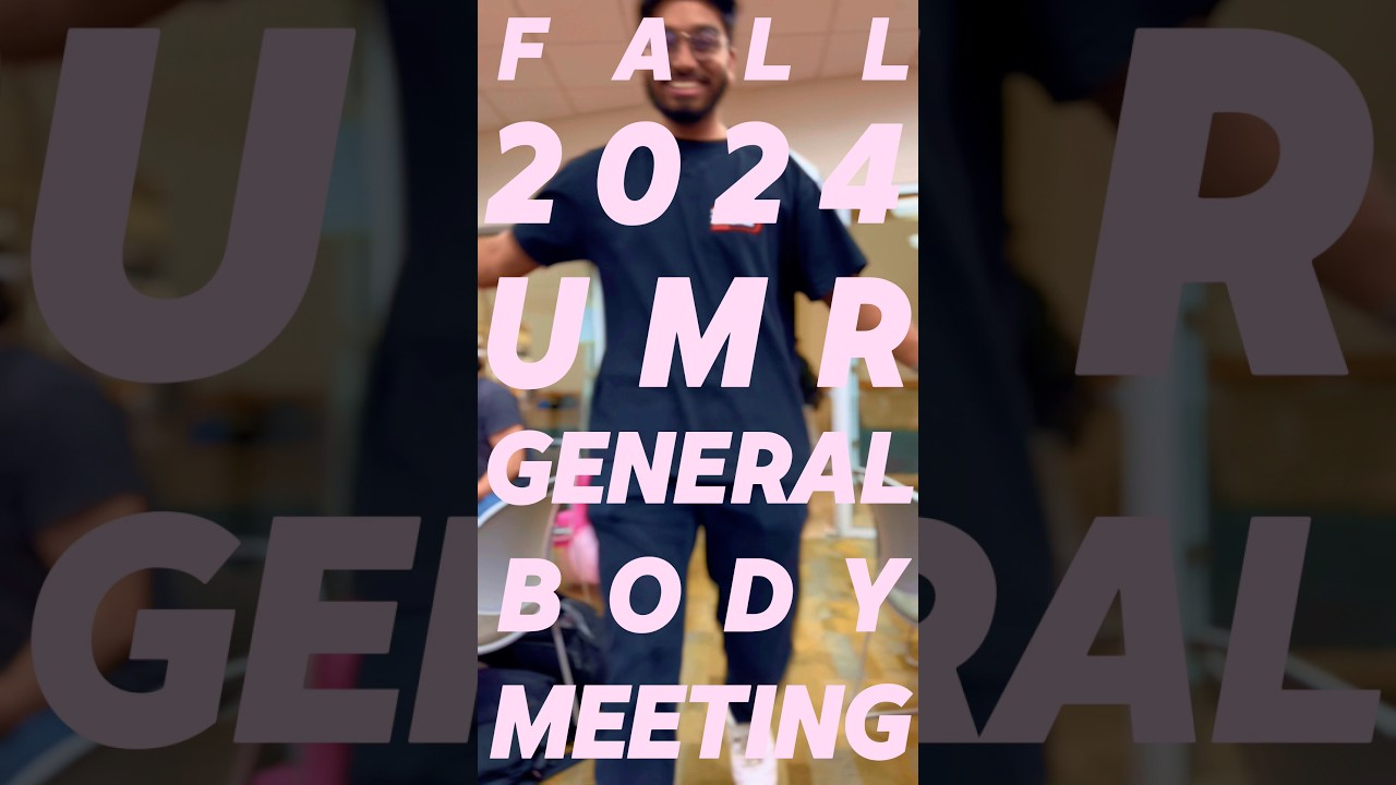 UMR GBM Fall 2024 Recap