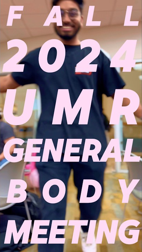 UMR GBM Fall 2024 Recap
