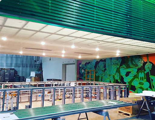 Can Can Wonderland interior — artist-designed mini golf and entertainment venue in St. Paul