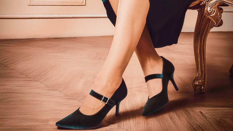Heeled Mary Janes