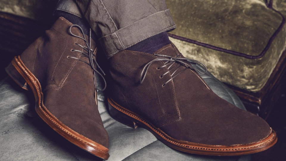 Suede Lace-Up Shoes