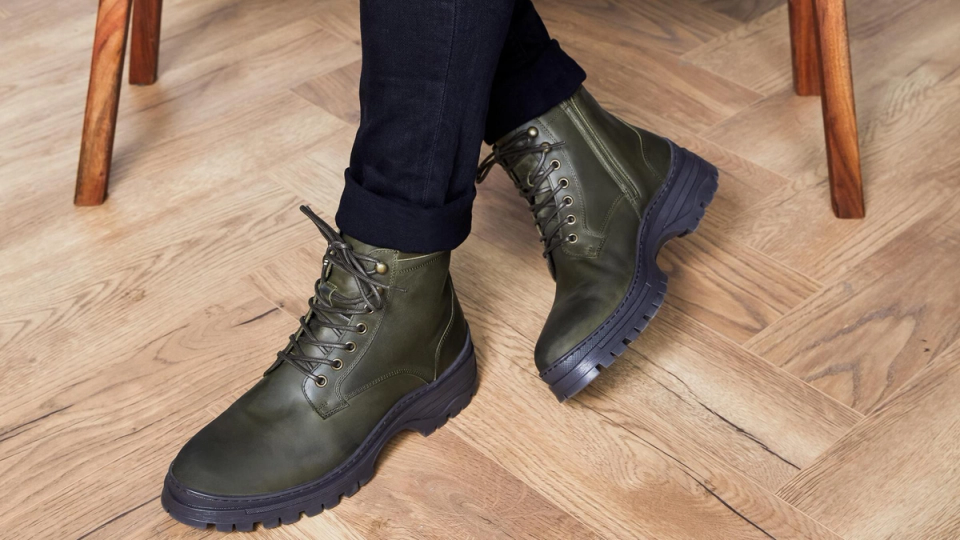 Lace-Up Boots